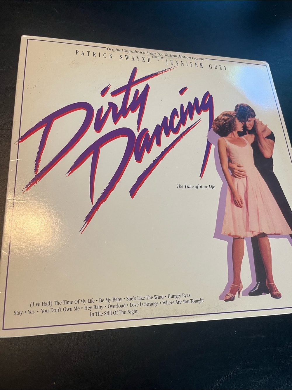 Vintage Dirty Dancing Soundtrack LP record- from the 1980s